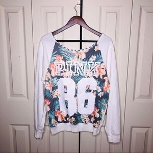 Pink Off the shoulder Sweater